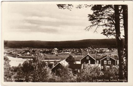 Karasjok 1940. Enerett: Einar Isaksen. Nr. 14. Postgått 1952.