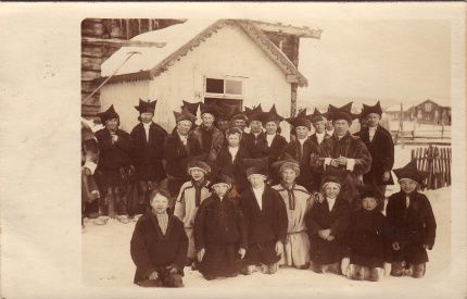 Fotokort sendt fra Karasjok 1914.